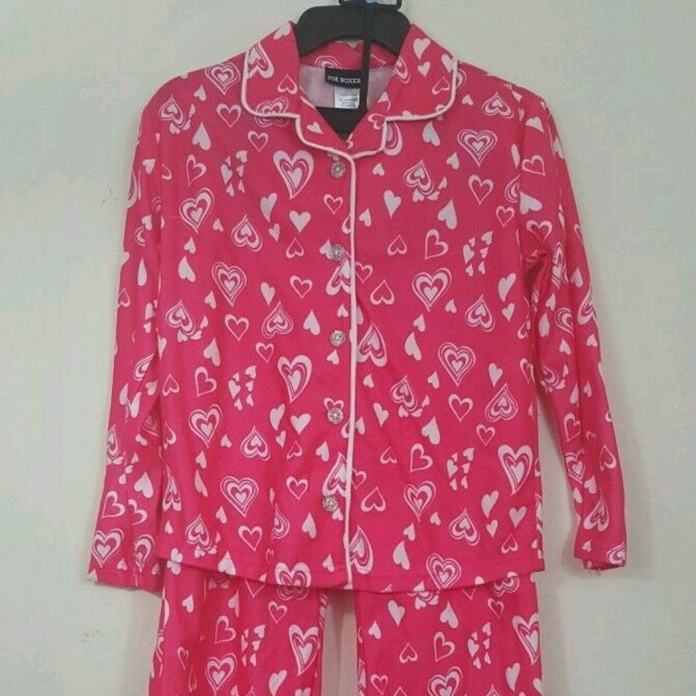 Girls JoeBoxer Pajamas Flannel Set Pants And Shirt